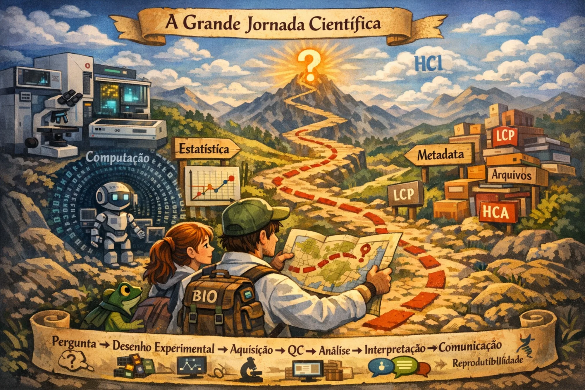 Mapa da aventura do HCI